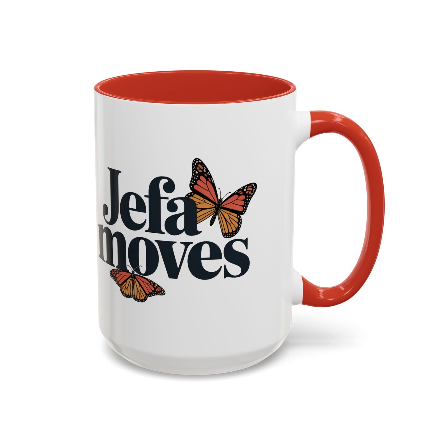 La Jefa Moves Mug - Female Boss Gift for Latina Women - Spanish Coffee Cup - Empowering Latina Gift - Bilingual Mug