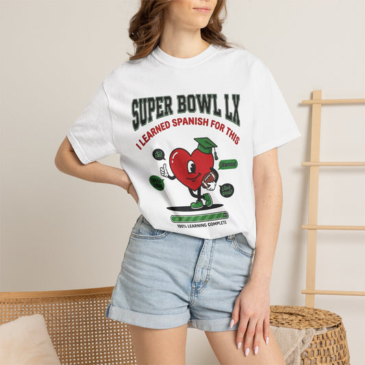 Funny Game Day Shirt, SNL I learned Spanish for This Shirt, Duolingo Joke Tee, Comfort Colors Bilingual Tee