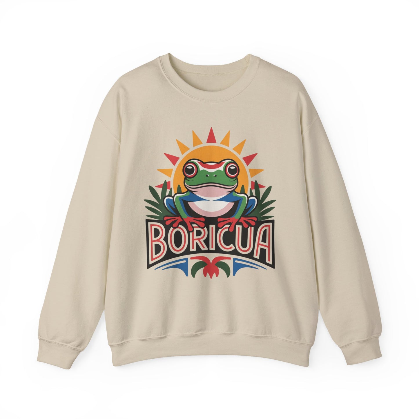 Boricua Sweatshirt - Puerto Rican Pride Gift - Borinquen Heritage Sudadera - Latino Hispanic Pride Wear