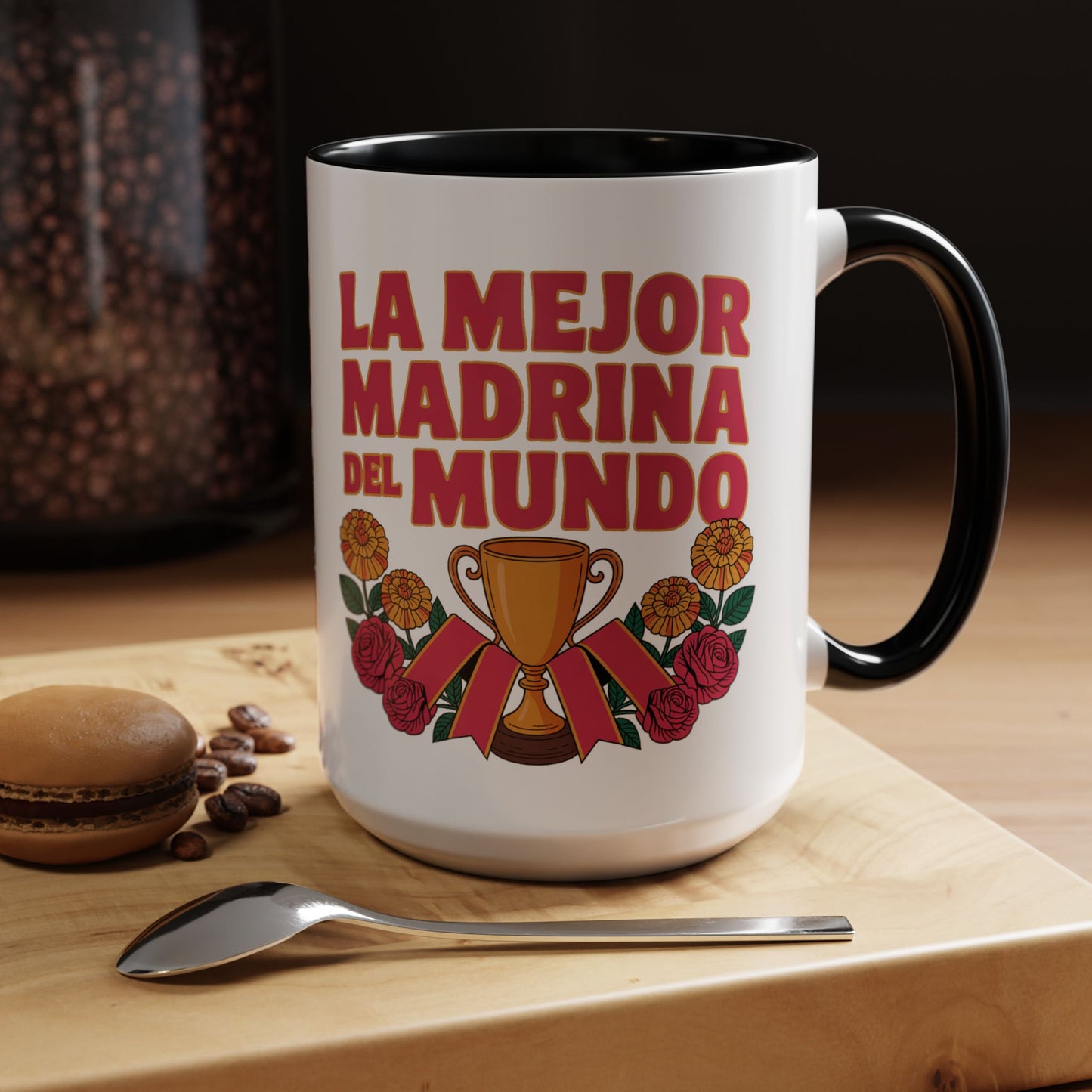Madrina Mug - Godmother Gift Spanish - Taza para Madrina - Latina Gift for Her - Regalos en Español - Madrina Pride Cup