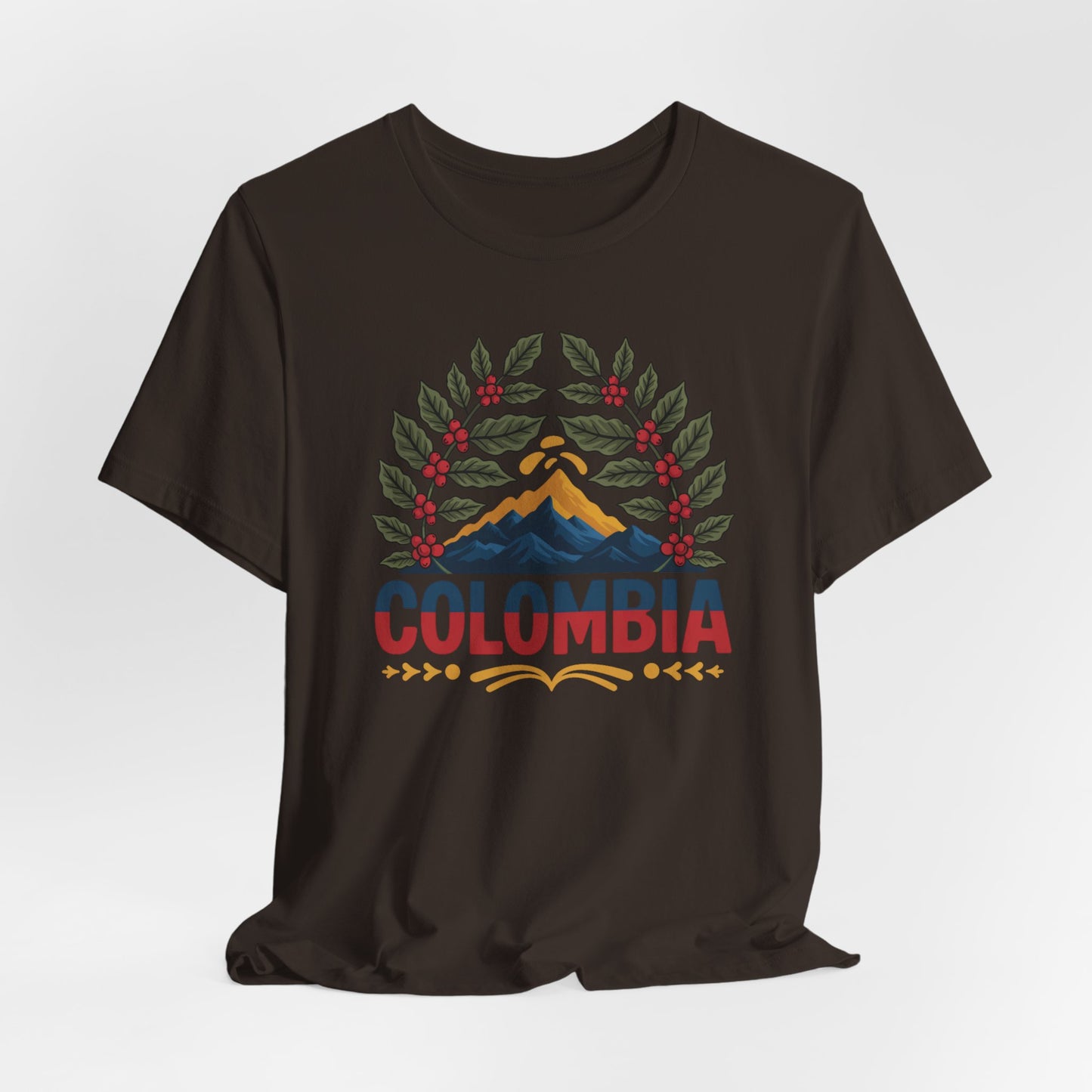 Colombia T-Shirt - Colombian Heritage Tee - Orgullo Colombiano Gift - Hispanic Pride Shirt - Colombia Flag Tee