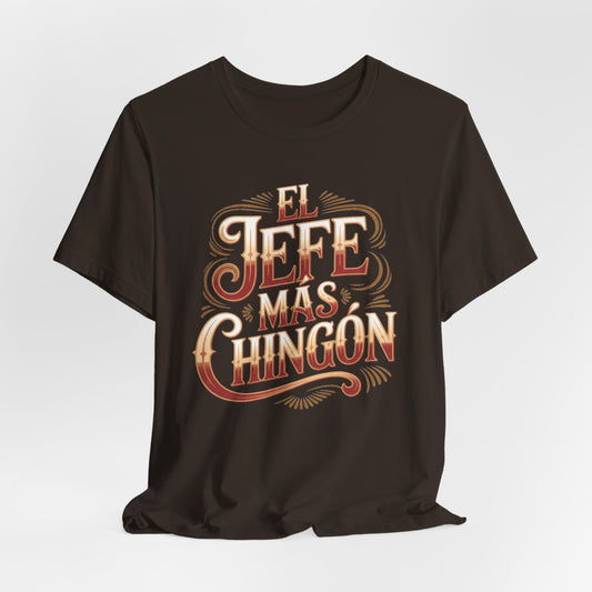 El Jefe T-Shirt - Latino Boss Tee - Hispanic Pride Shirt - Spanish Saying Gift - Latino Heritage Apparel