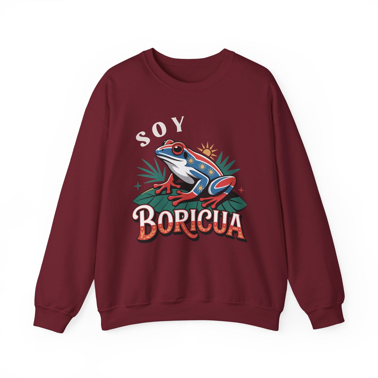 Boricua Sweatshirt - Puerto Rican Pride Hoodie Gift - Orgullo Boricua - PR Pride Wear - Isla del Encanto Clothing
