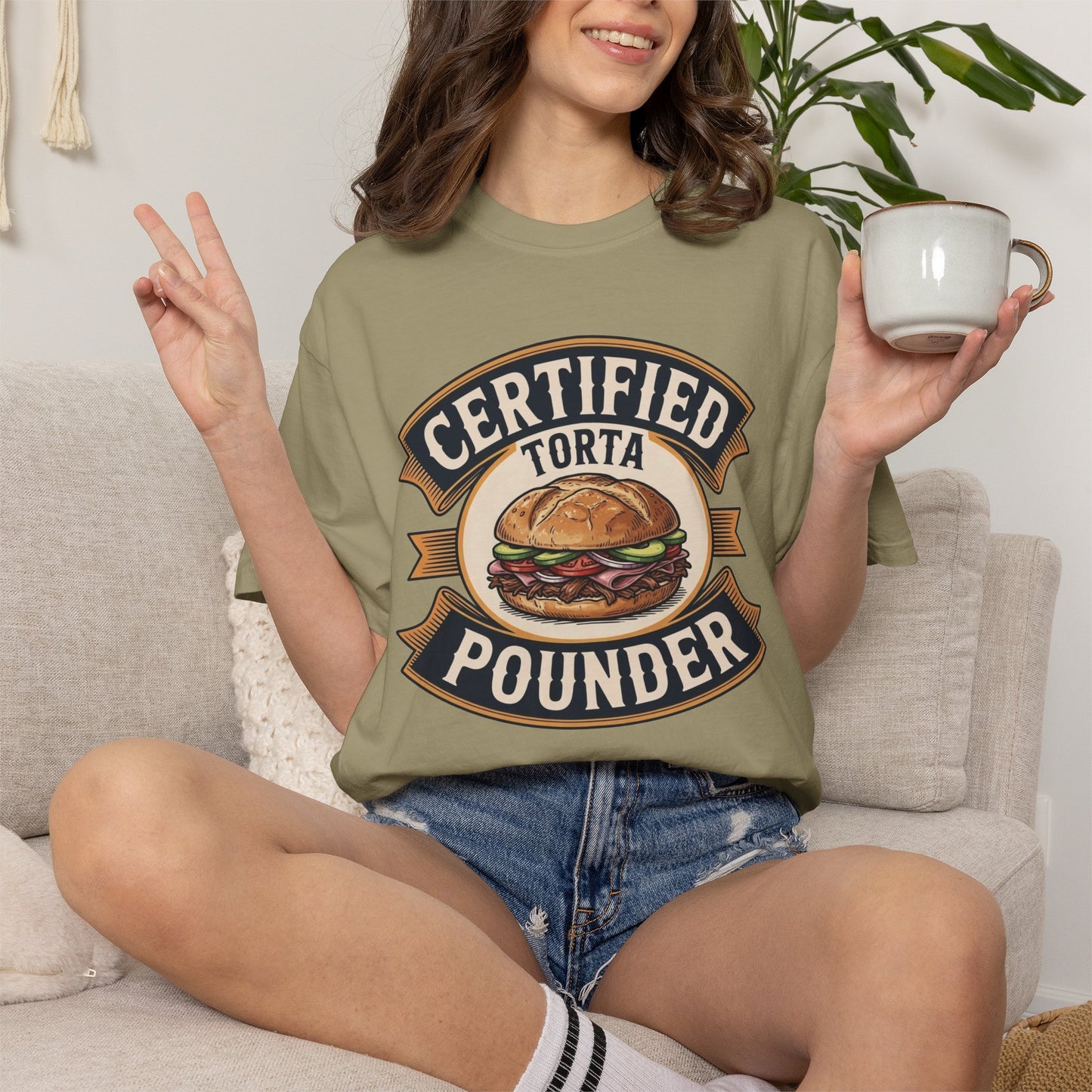 Certified Torta Pounder Shirt, Comfort Colors Bilingual UnisexTee, Funny Gift for Men