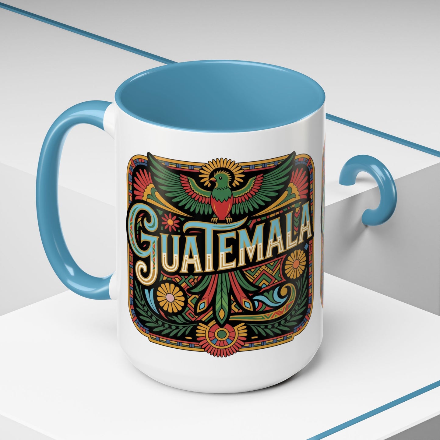 Guatemala Mug - Guatemalan Pride Coffee Cup - Chapín Heritage Gift - Central American Souvenir - Guatemala Regalo