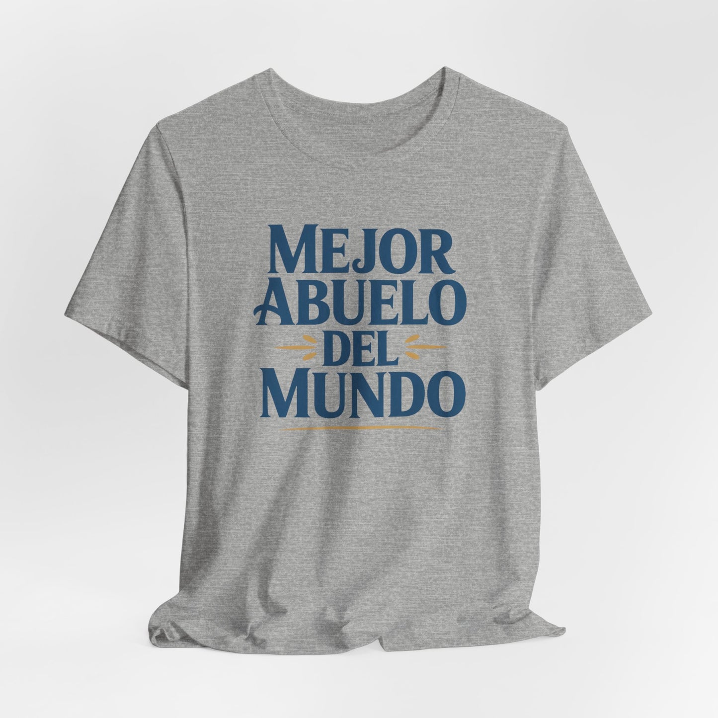 Mejor Abuelo T-Shirt - Latino Grandpa Gift Tee - Hispanic Family Shirt - Abuelo Pride Gift for Grandfather