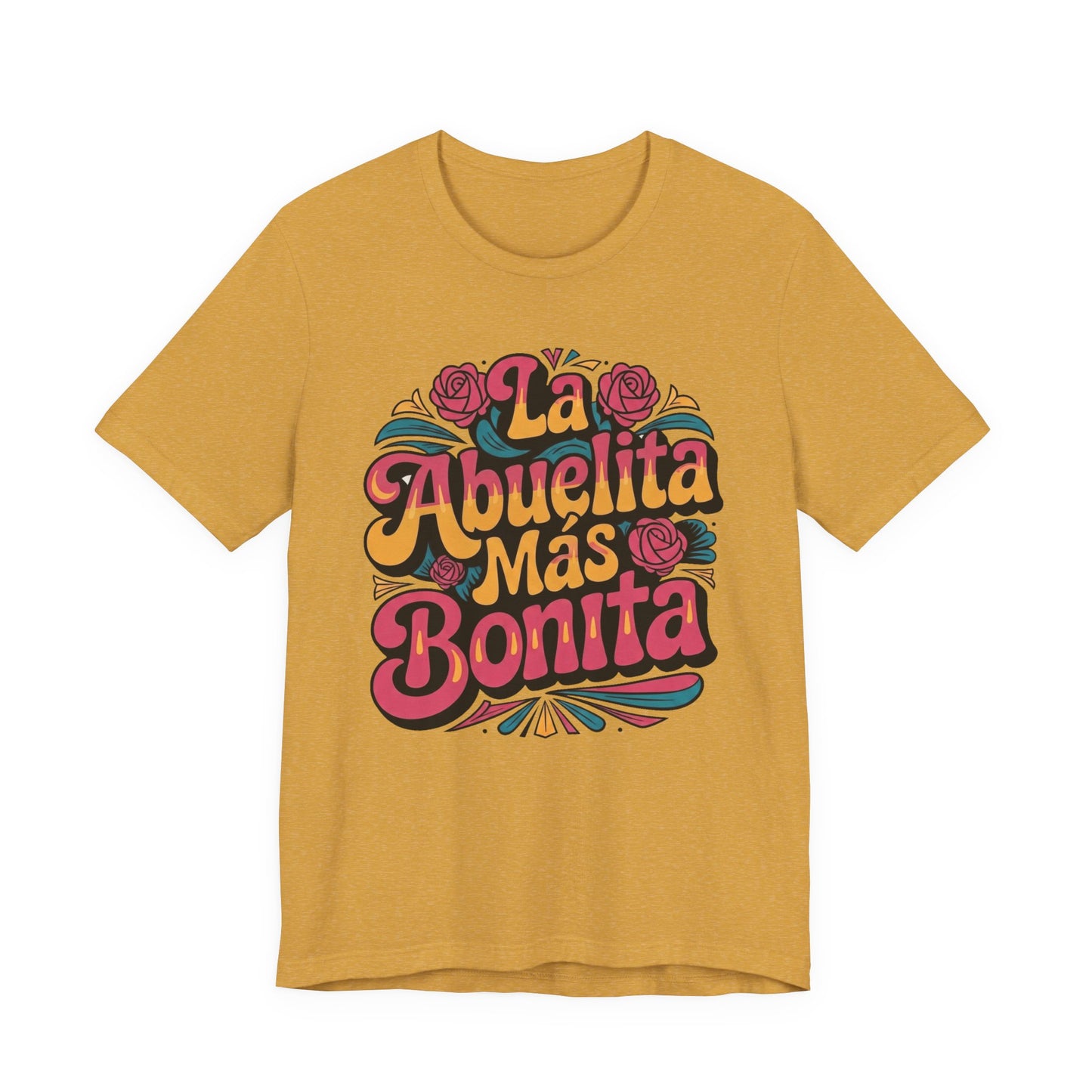 Groovy Art La Abuelita Mas Bonita Shirt, Abuelita Gift, Latina Grandmother Gift,  Abuela Birthday Gift, Mother's Day Abuela
