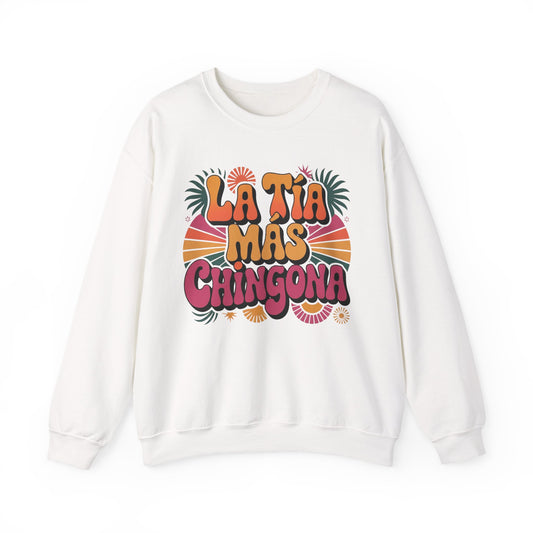 Tía Sweatshirt - Best Tía Ever Gift - Proud Tía Vibes Latino Family Gift - Tía Favorita Apparel - Mi Tía Querida Shirt