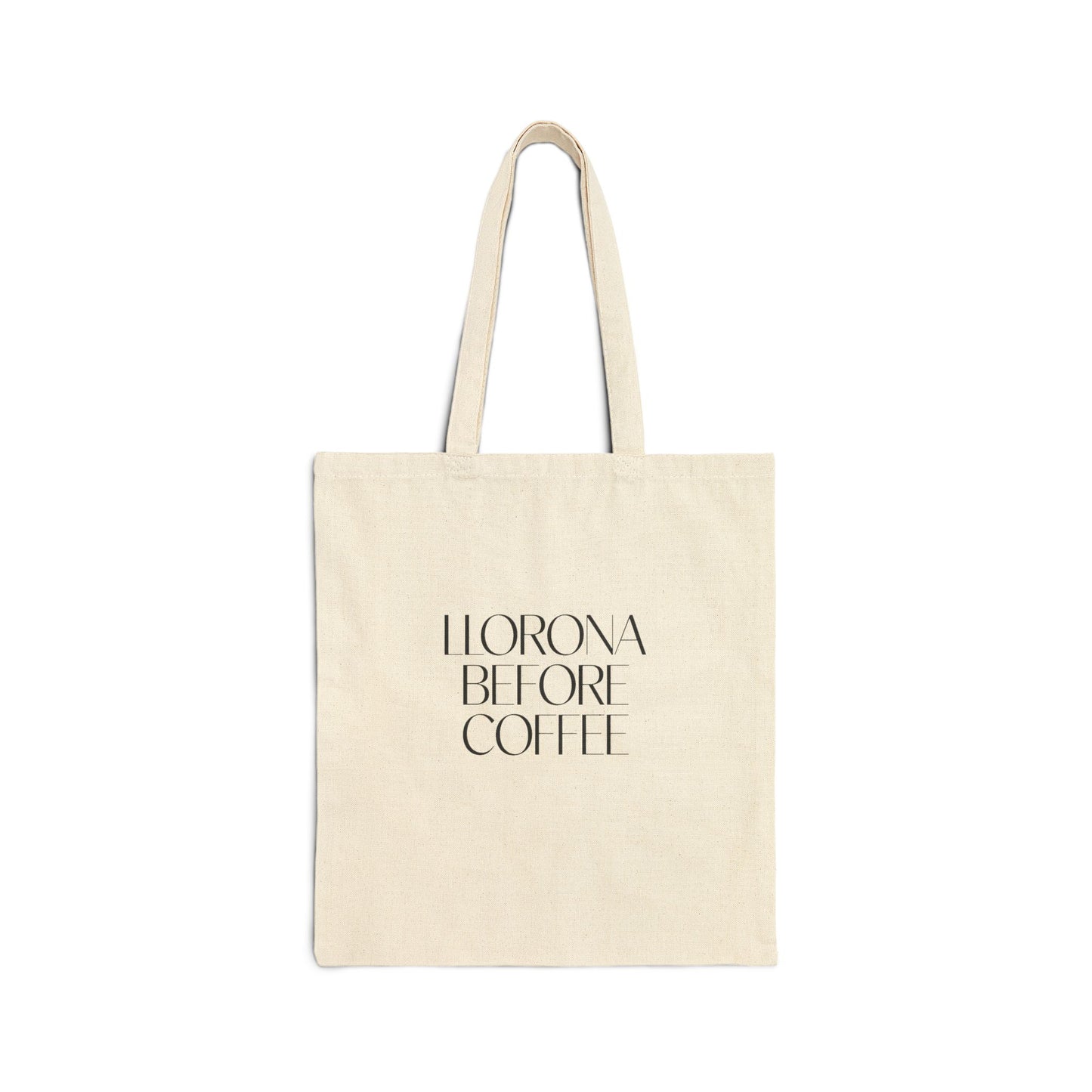 Llorona Before Coffee Bag - Funny Latino Coffee Lover Tote - Mexican Folklore Humor Gift - Latina Coffee Addict Bag