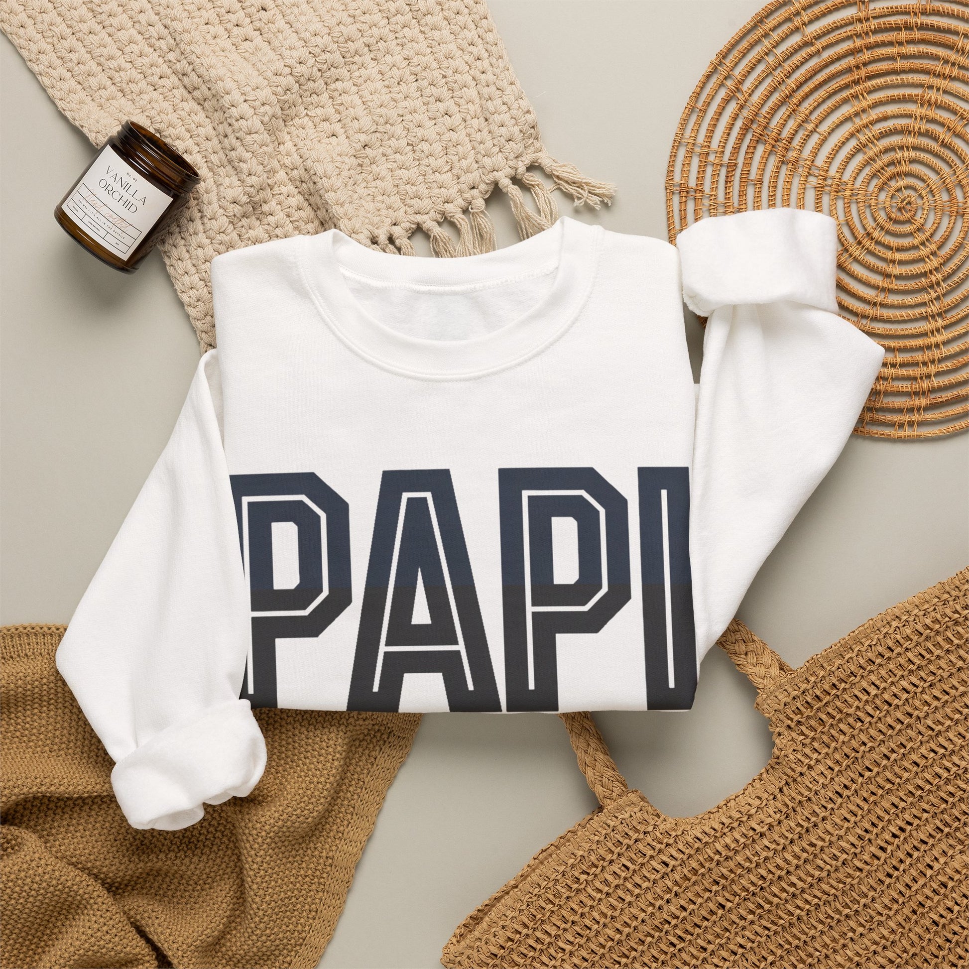 Papi Sweatshirt — Latino Father Gift