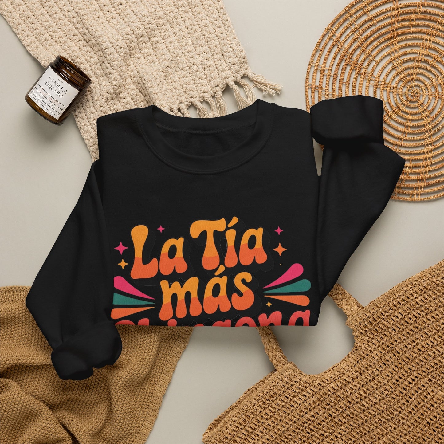 Tia Sweatshirt - Best Tia Ever Regalo Gift - Proud Tia Vida Pullover - Latino Family Gift - Mi Tia Favorita Sweater
