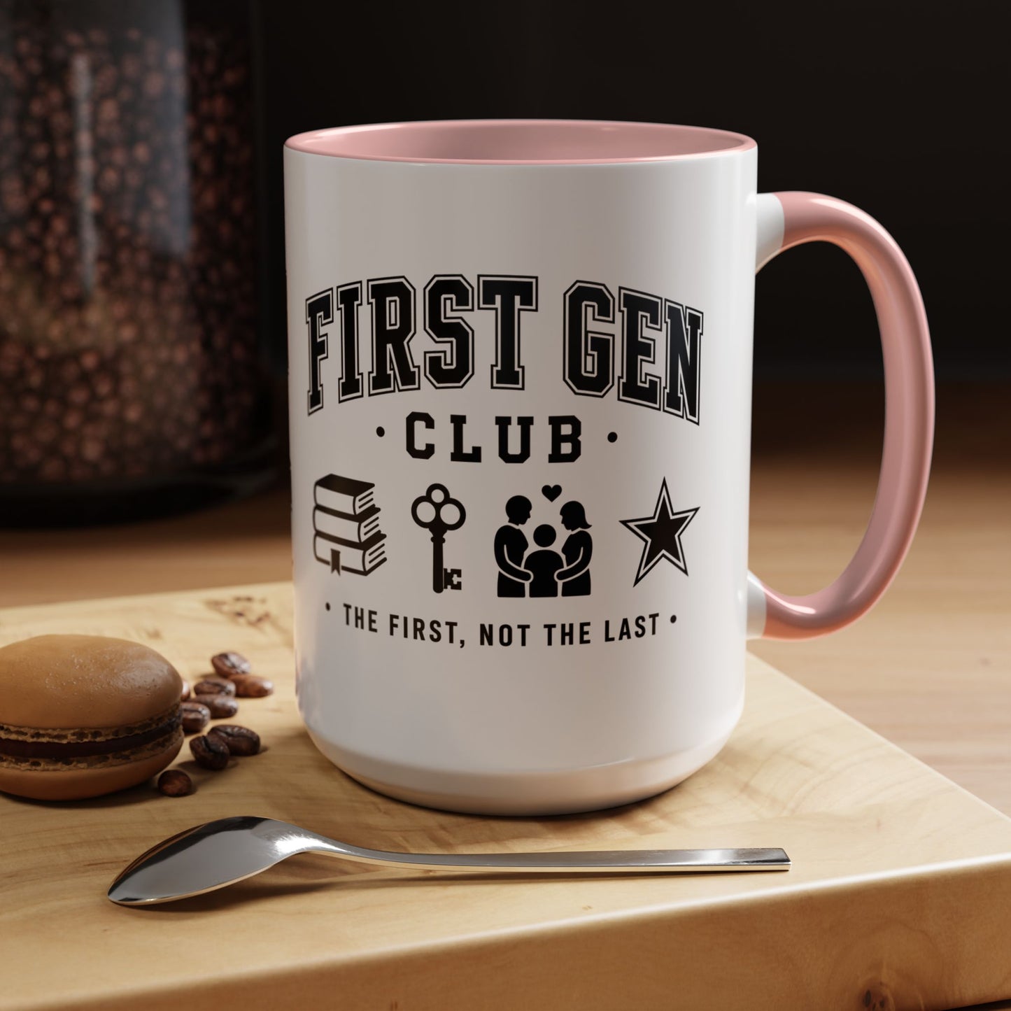First Generation Latina Graduation Mug - Career Success Gift - Hija de Inmigrantes Pride Cup - Regalos para Mujer Graduación
