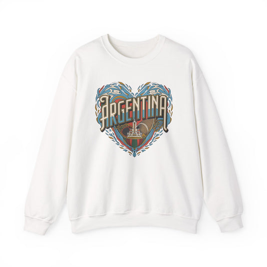 Fileteado Argentina Sweater - Argentine Folk Art Sweatshirt - Argentina Pride Gift