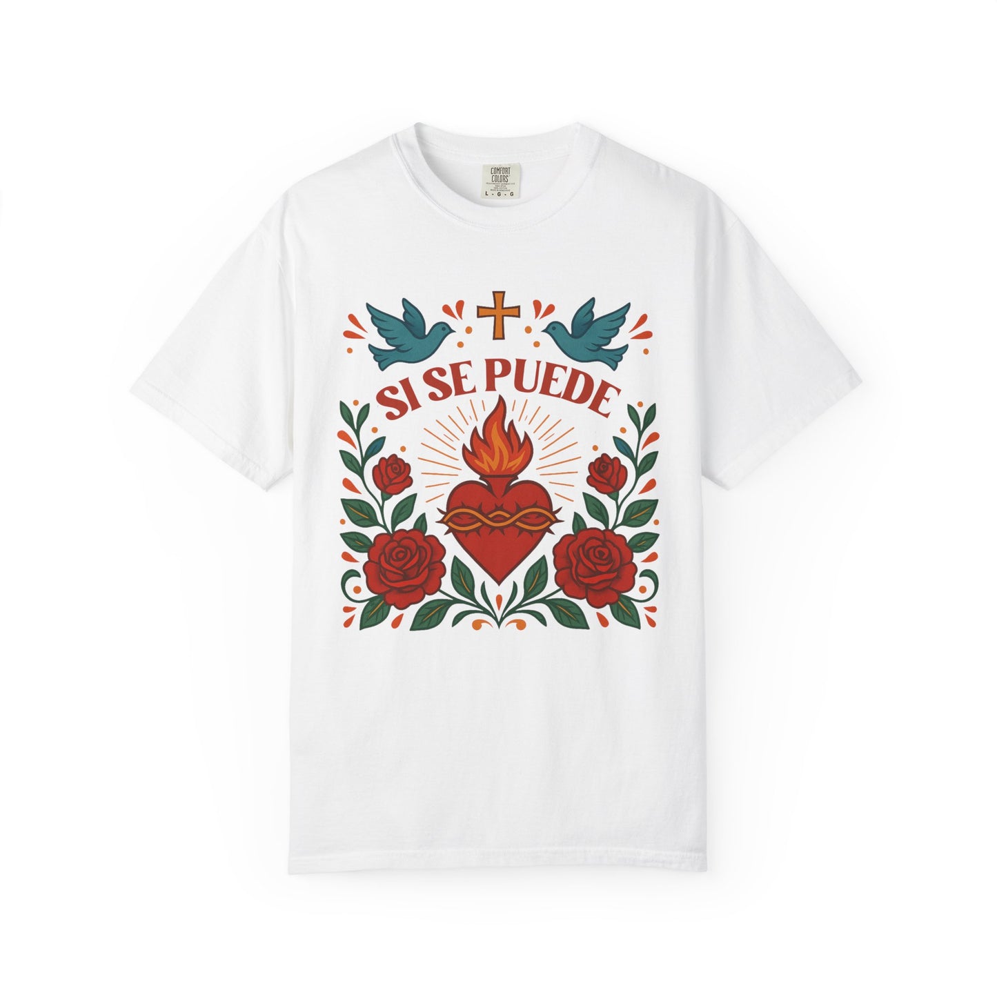 Si Se Puede T-Shirt | Huelga Civil Rights Tee | Unisex Shirt | Comfort Colors Farmworker Immigrant Shirt