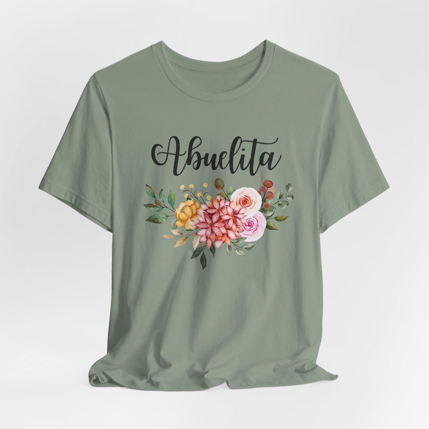 Floral Abuelita shirt -