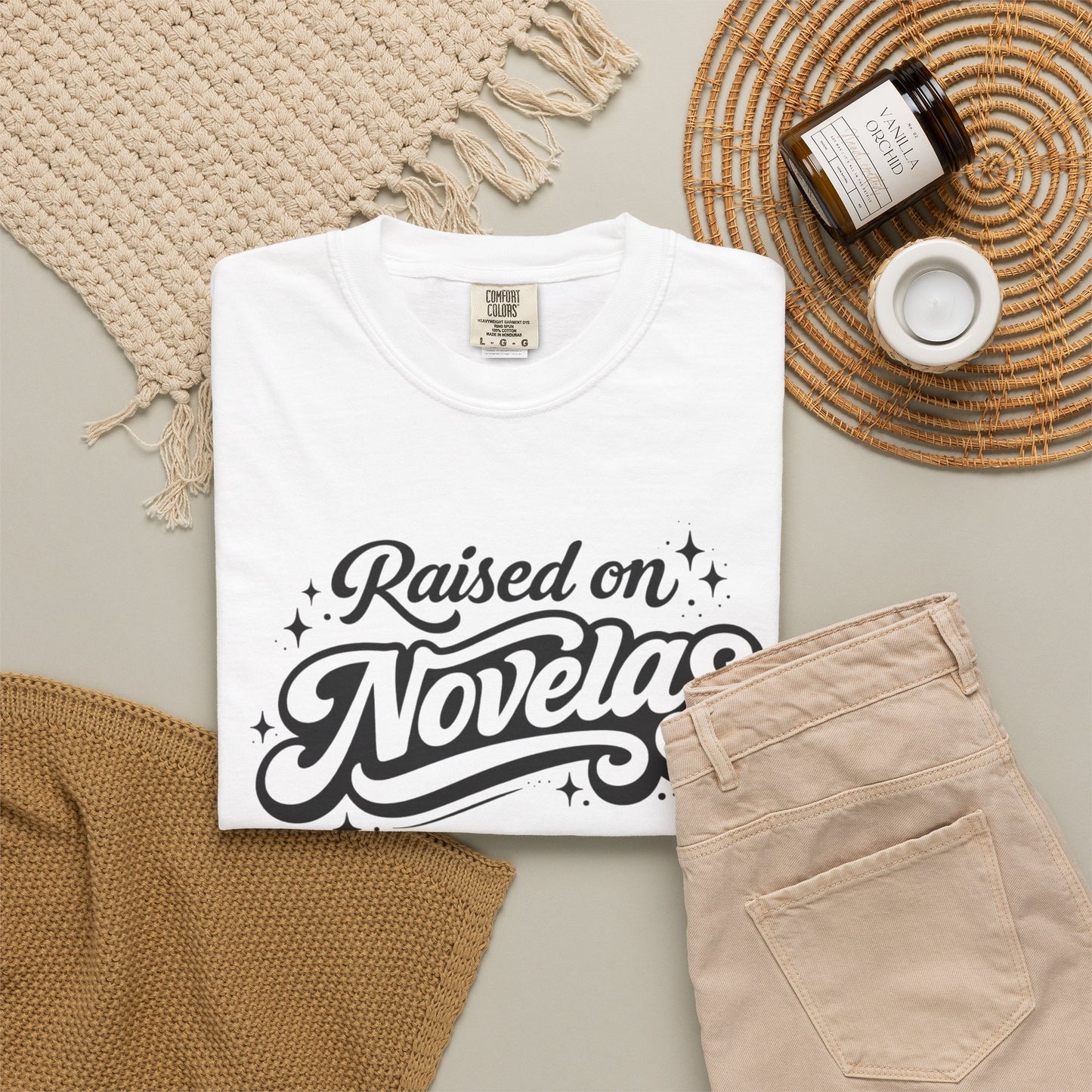 Raised on Novelas Shirt | Mexican Shirt, Boricua Shirt,  Latina Shirt, Comfort Colors Unisex Tee