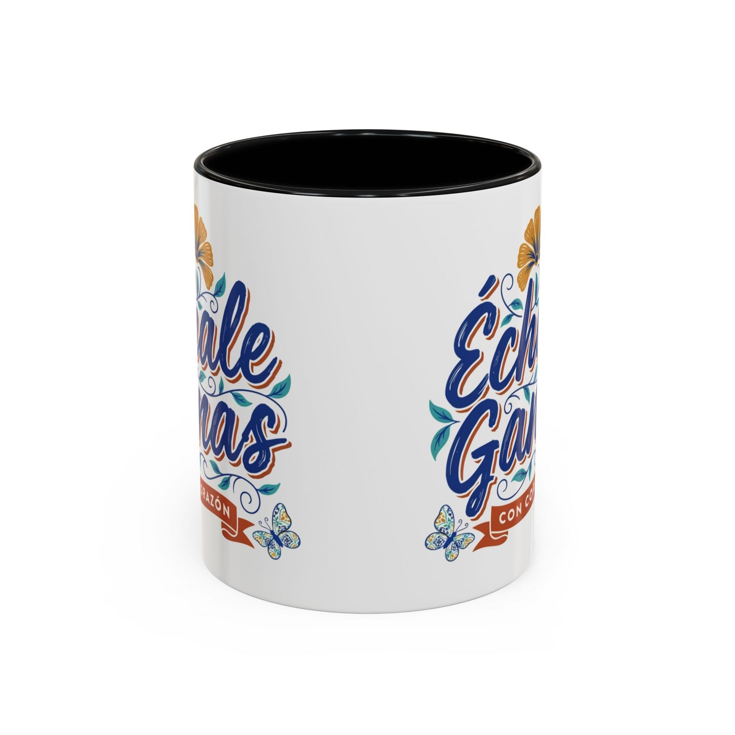 Echale Ganas Mug - Latina Motivational Coffee Cup | Spanish Gift for Her | Inspirational Mug | Regalos en Español