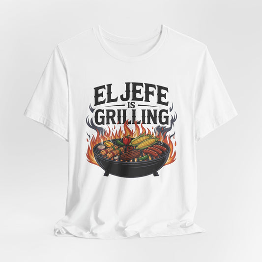 El Jefe T-Shirt - Latino Pride Boss Tee - Hispanic Heritage Gift - Jefe Papa Shirt - Spanish Tshirt for Men