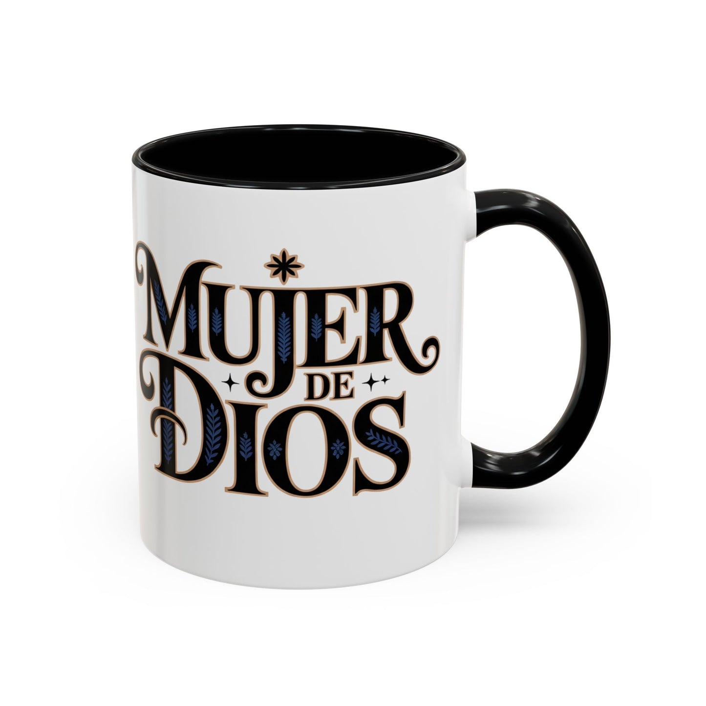 Mujer de Dios Mug - Christian Latina Faith Gift - Spanish Religious Coffee Cup - Catholic Gift for Women