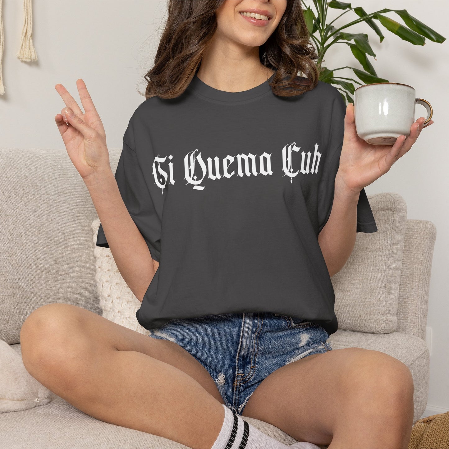 Si Quema Cuh Shirt |  Chicano Streetwear Tee | Latino Graphic Tee | Sudadera con Capucha para hombre |