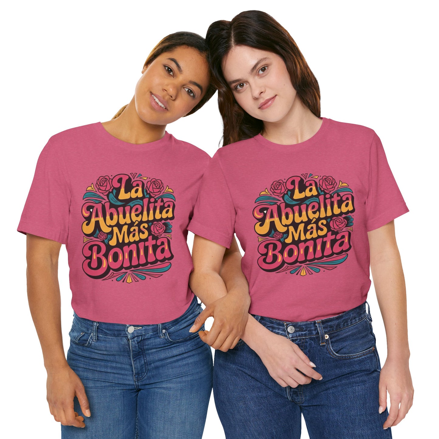 Groovy Art La Abuelita Mas Bonita Shirt, Abuelita Gift, Latina Grandmother Gift,  Abuela Birthday Gift, Mother's Day Abuela