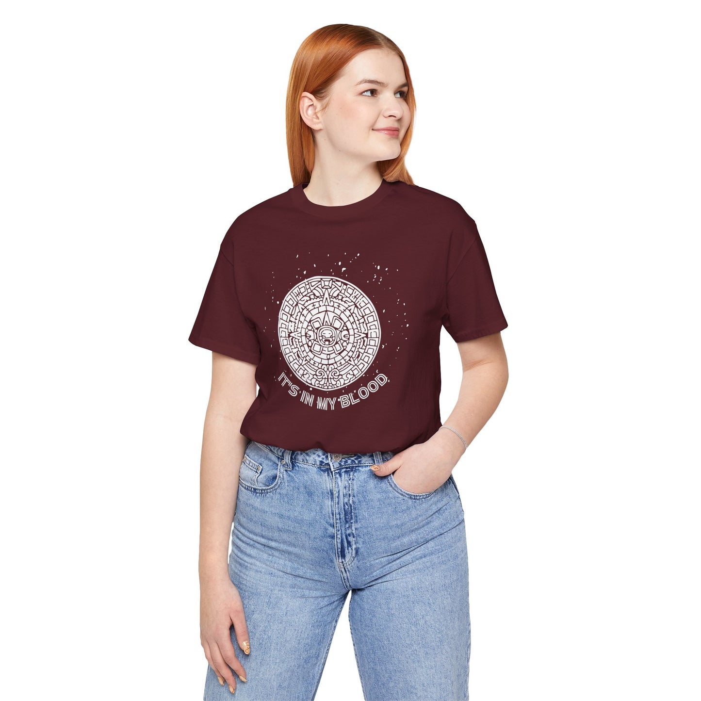 It's In my Blood Aztec shirt | Gift for Him Gift for Her Birthday Graduation Tee Mayan Tshirt