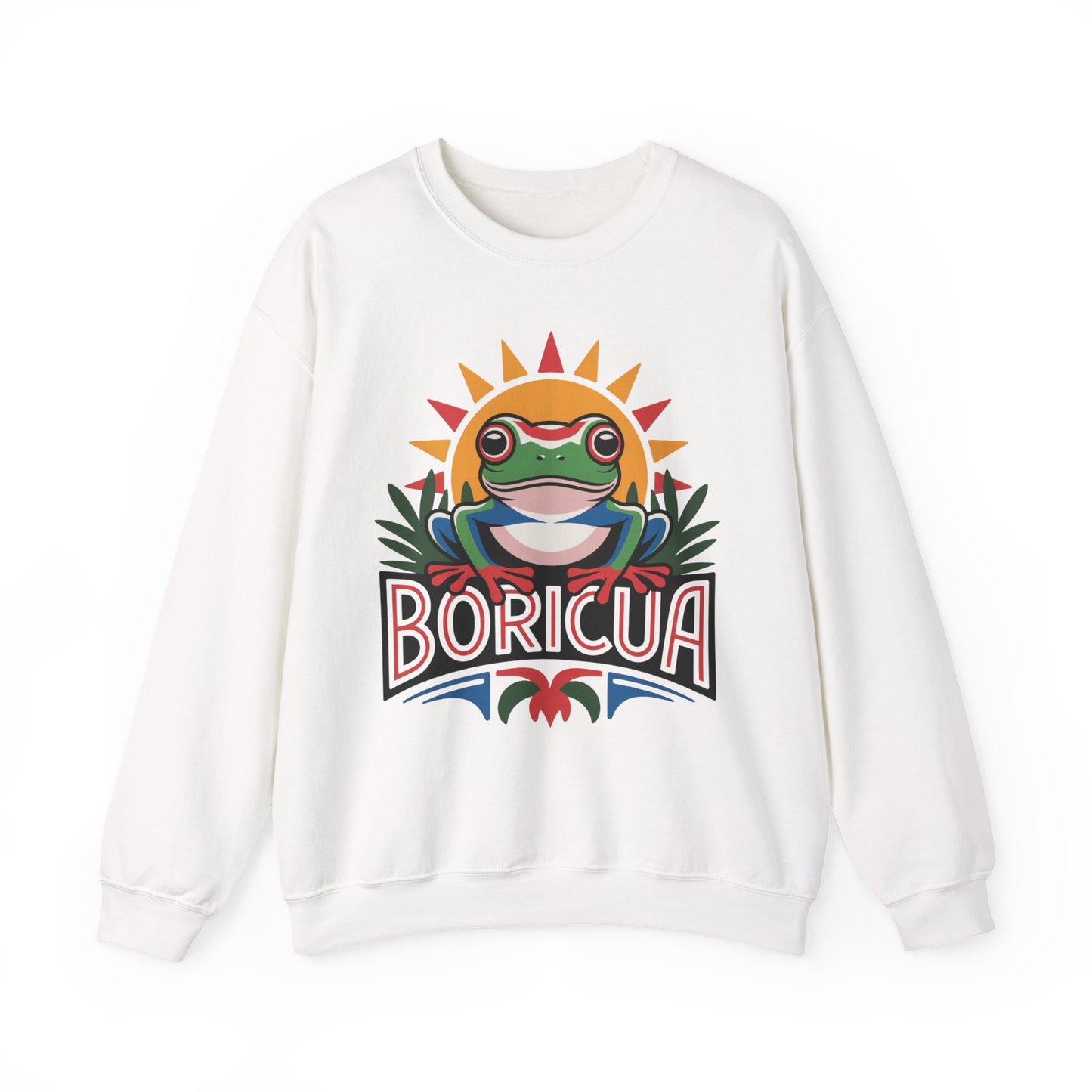 Boricua Sweatshirt - Puerto Rican Pride Gift - Borinquen Heritage Sudadera - Latino Hispanic Pride Wear