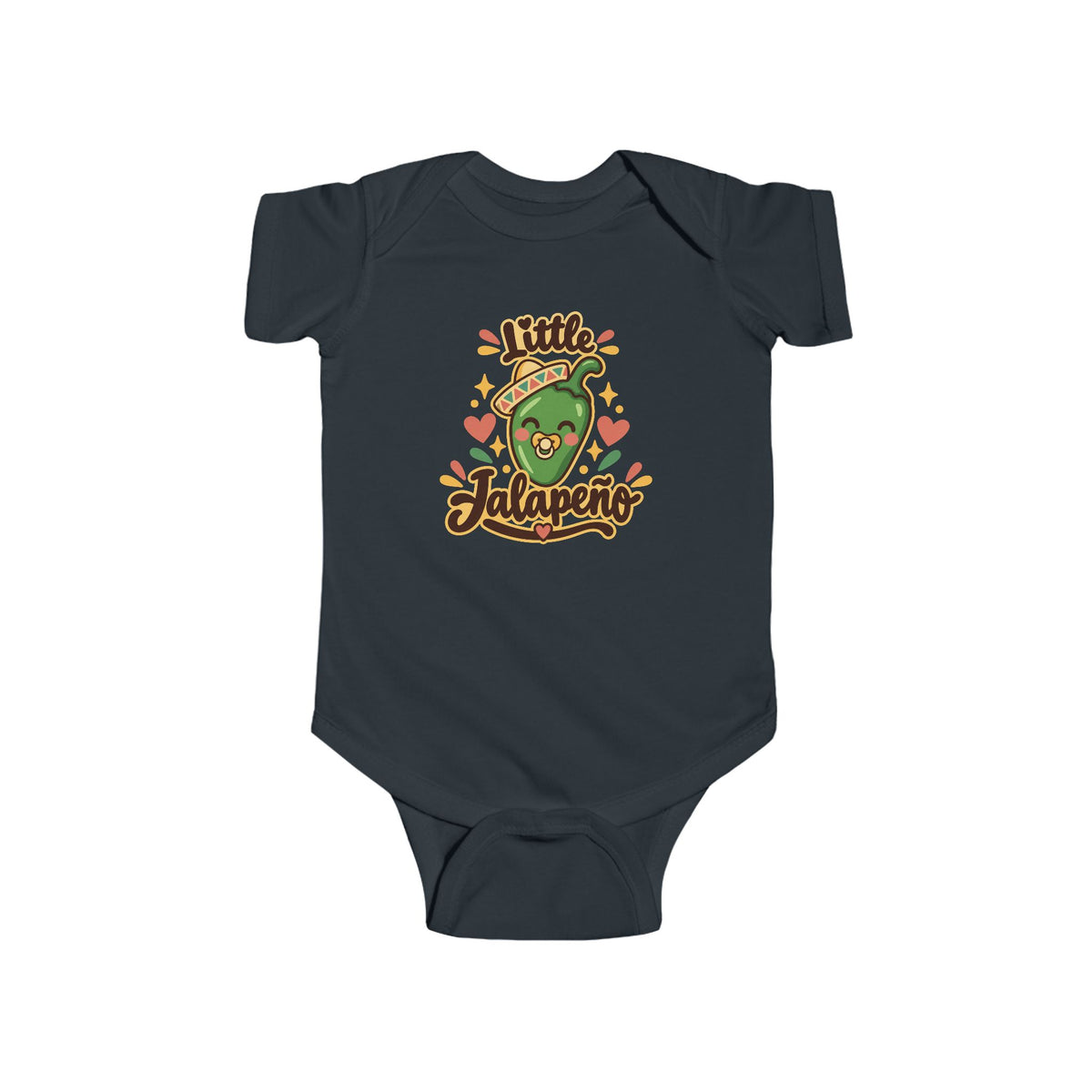 Little Jalapeno Onesie - Mexican Baby Bodysuit - Funny Latino Baby Shower Gift - Cute Spicy Chile Infant One Piece