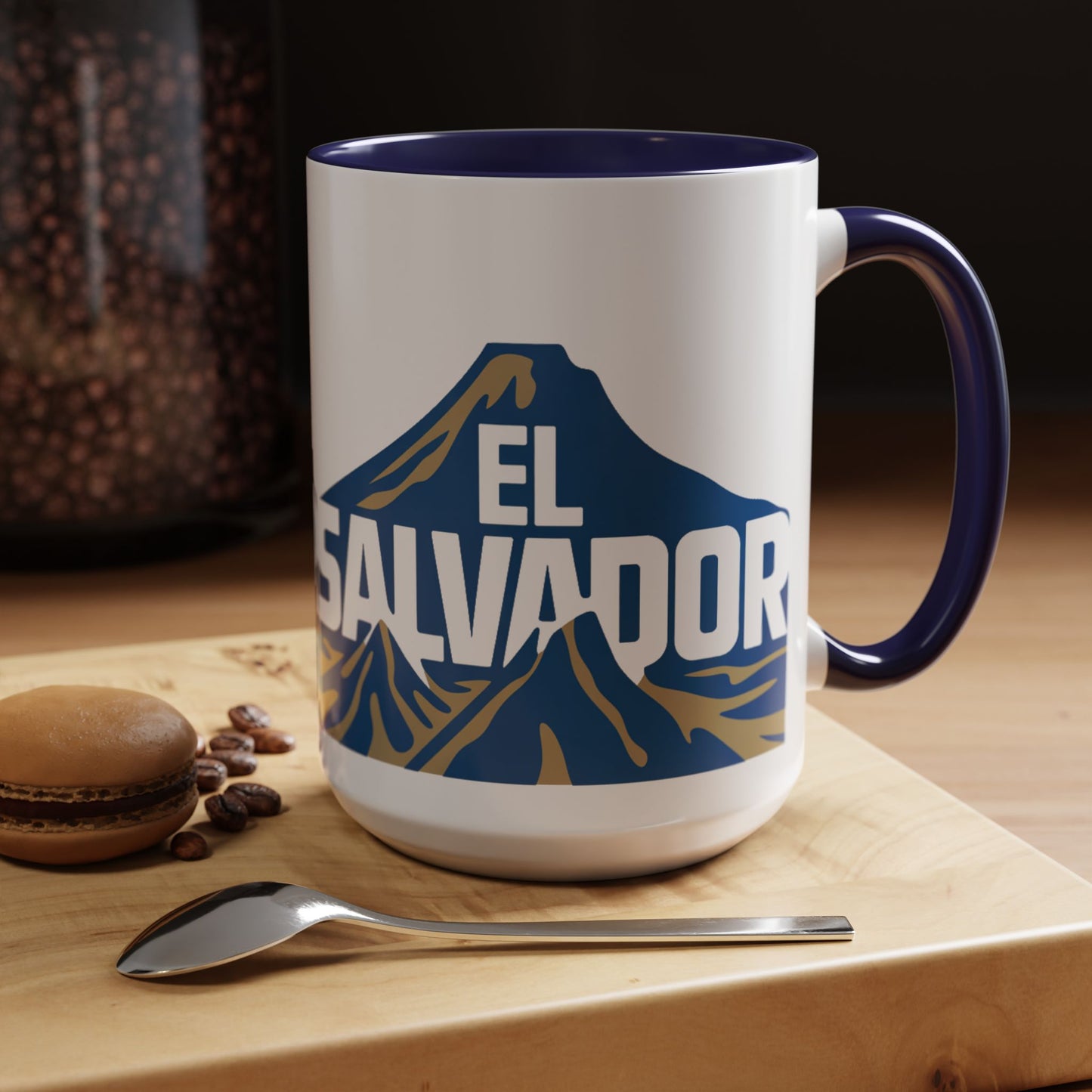 El Salvador Mug - Salvadoran Pride Coffee Cup - Pulgarcito Gift - Hispanic Latino Centroamerica - El Salvador Regalo Taza
