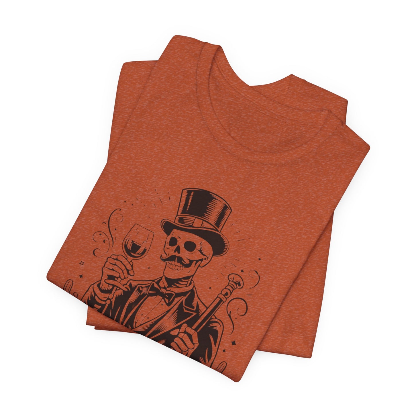 El Catrin T-Shirt - Mexican Skull Dia de los Muertos Tee - Latino Heritage Gift - Calavera Skeleton Art Shirt