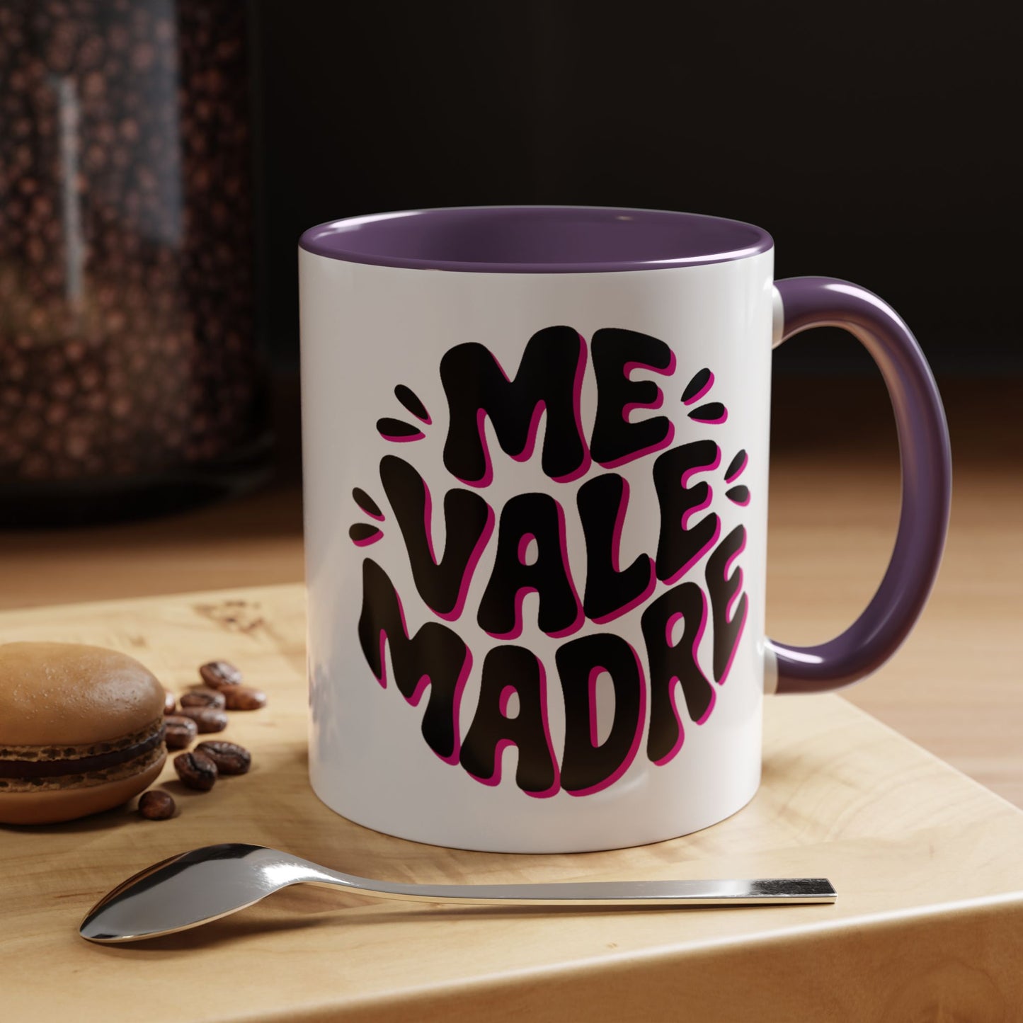Me Vale Madre Mug - Funny Spanish Phrase Gift - Latino Family Humor Cup - Mexican Saying Coffee Mug - Hispanic Attitude Gift
