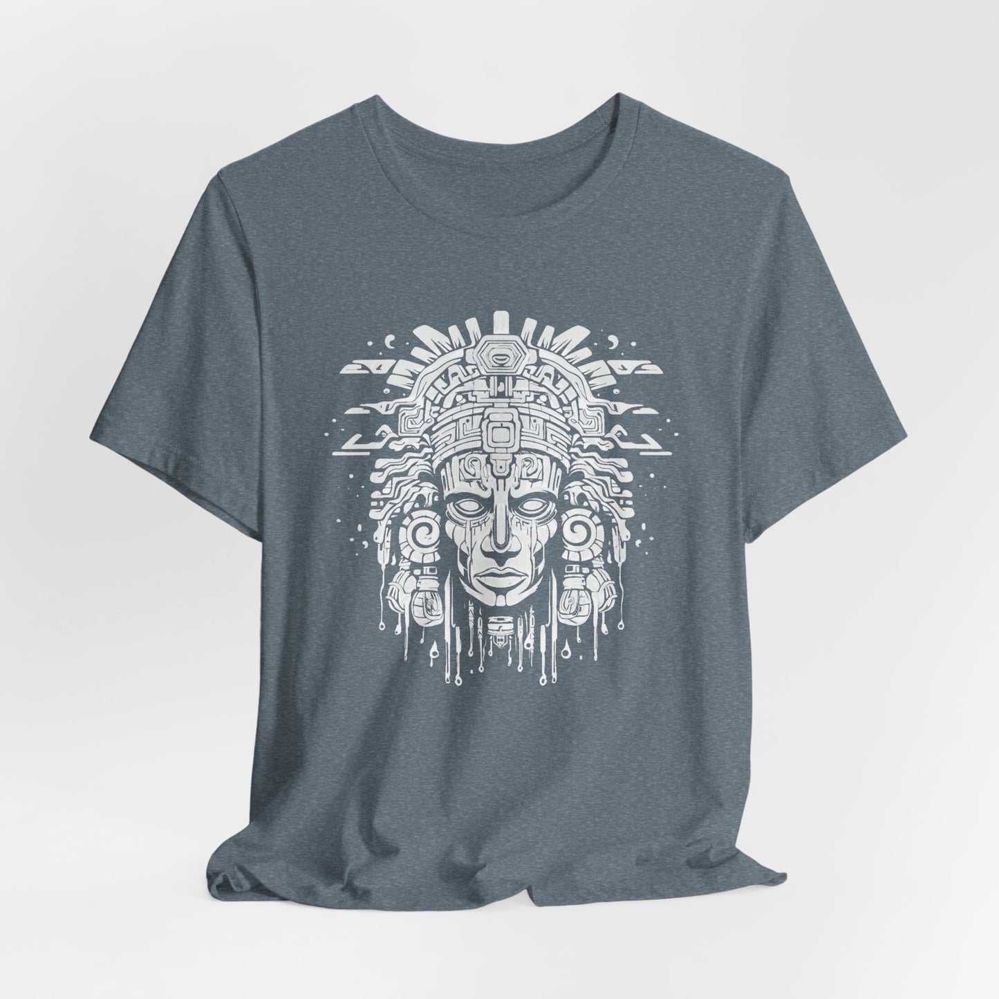 Tlaloc Aztec God of Rain Shirt | Gift for Him , Camisa Para Hombre Latino , Latino Heritage Month, Latino Americans , Mexican Shirts