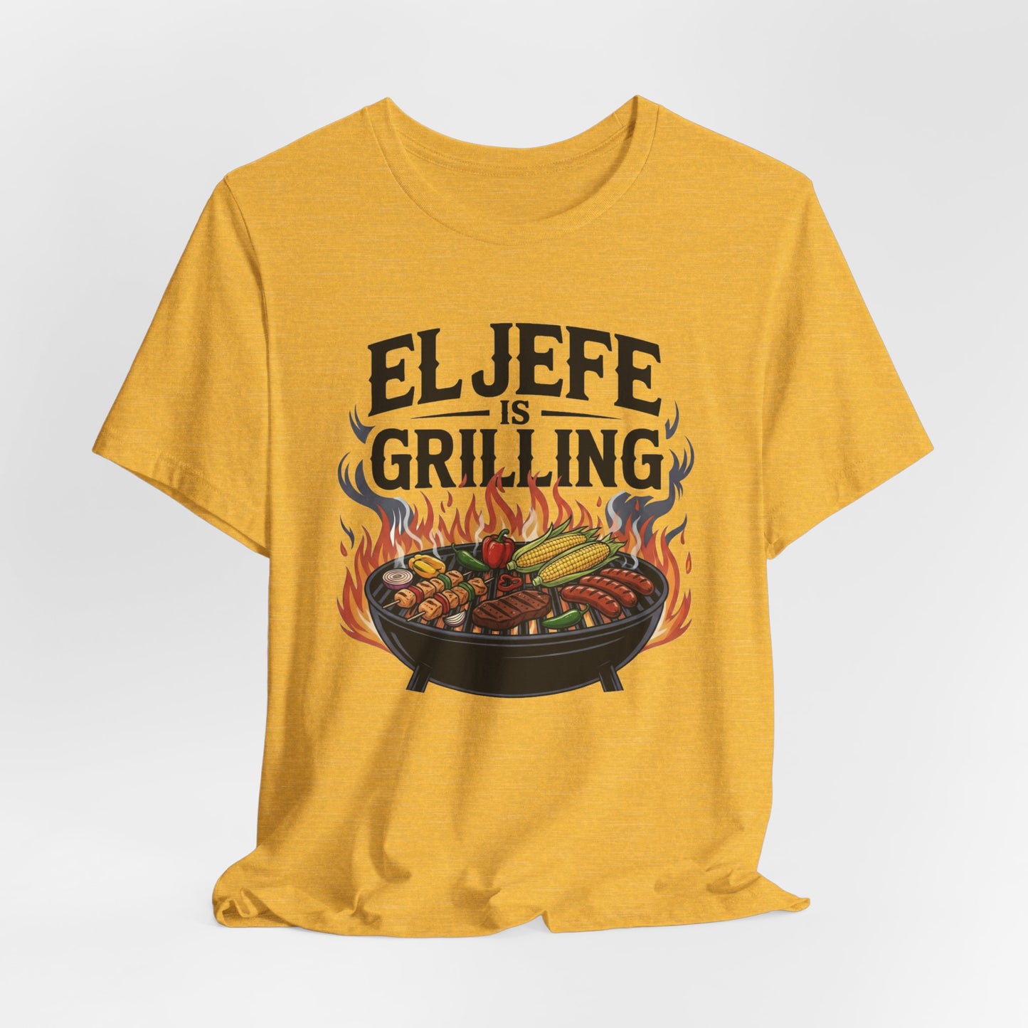 El Jefe T-Shirt - Latino Pride Boss Tee - Hispanic Heritage Gift - Jefe Papa Shirt - Spanish Tshirt for Men