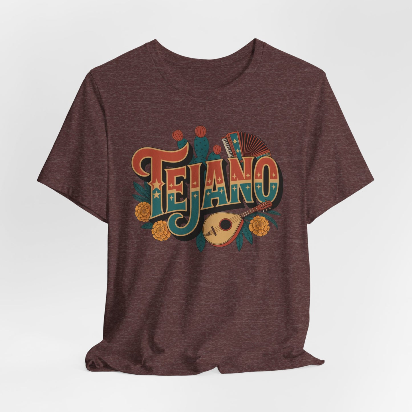 Tejano T-Shirt - Orgulloso Tejano Pride Tee - Texas Mexican Heritage Gift - Latino Culture Shirt - Tex Mex Style