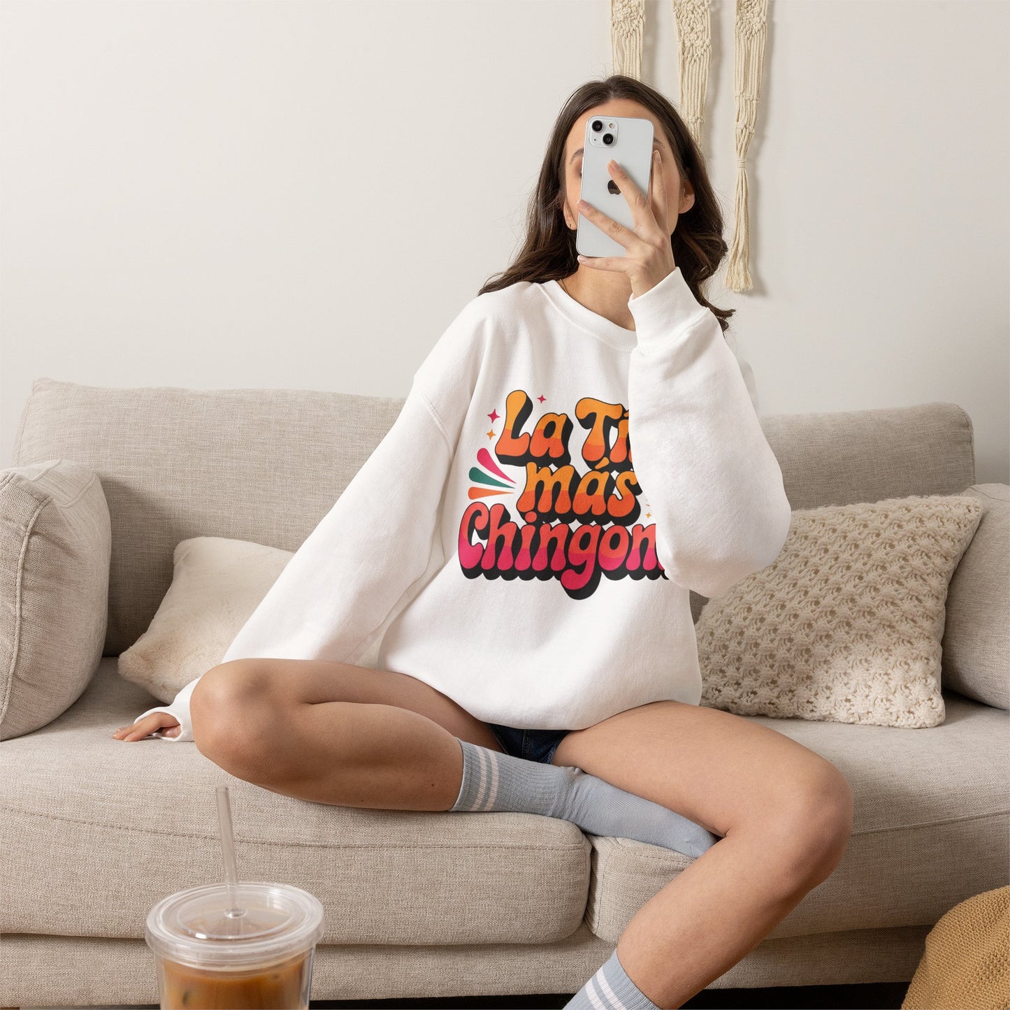 Tia Sweatshirt - Best Tia Ever Regalo Gift - Proud Tia Vida Pullover - Latino Family Gift - Mi Tia Favorita Sweater