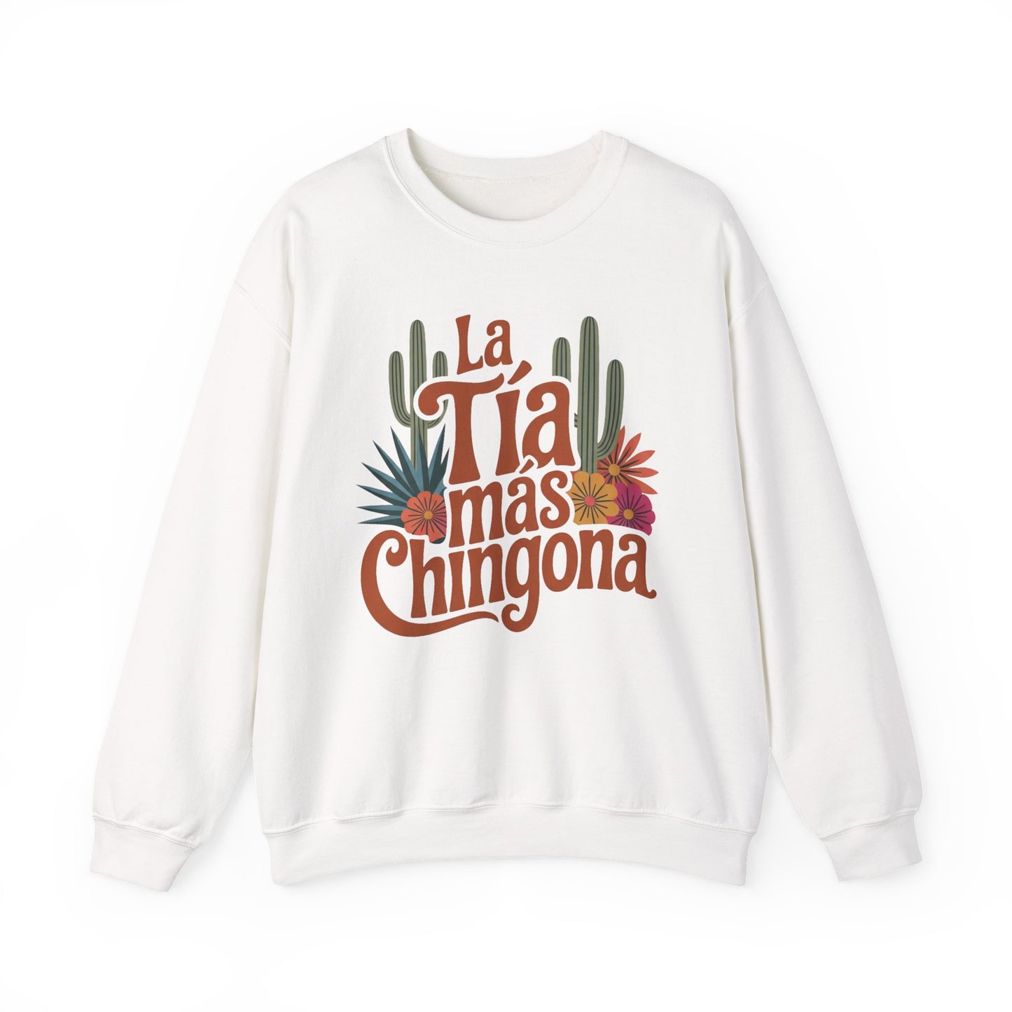 Tía Sweatshirt - Proud Tia Gift - Hispanic Aunt Pullover - Latino Family Gift - Tía Linda Shirt - Best Tía Ever