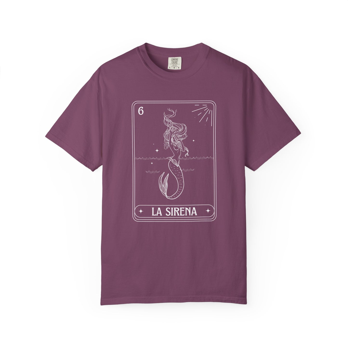 La Sirena Loteria Shirt | Comfort Colors , Strong Woman Latina Empowerment , Feminist Shirt, Gift for Her , Mexican Shirt , Latina Shirt