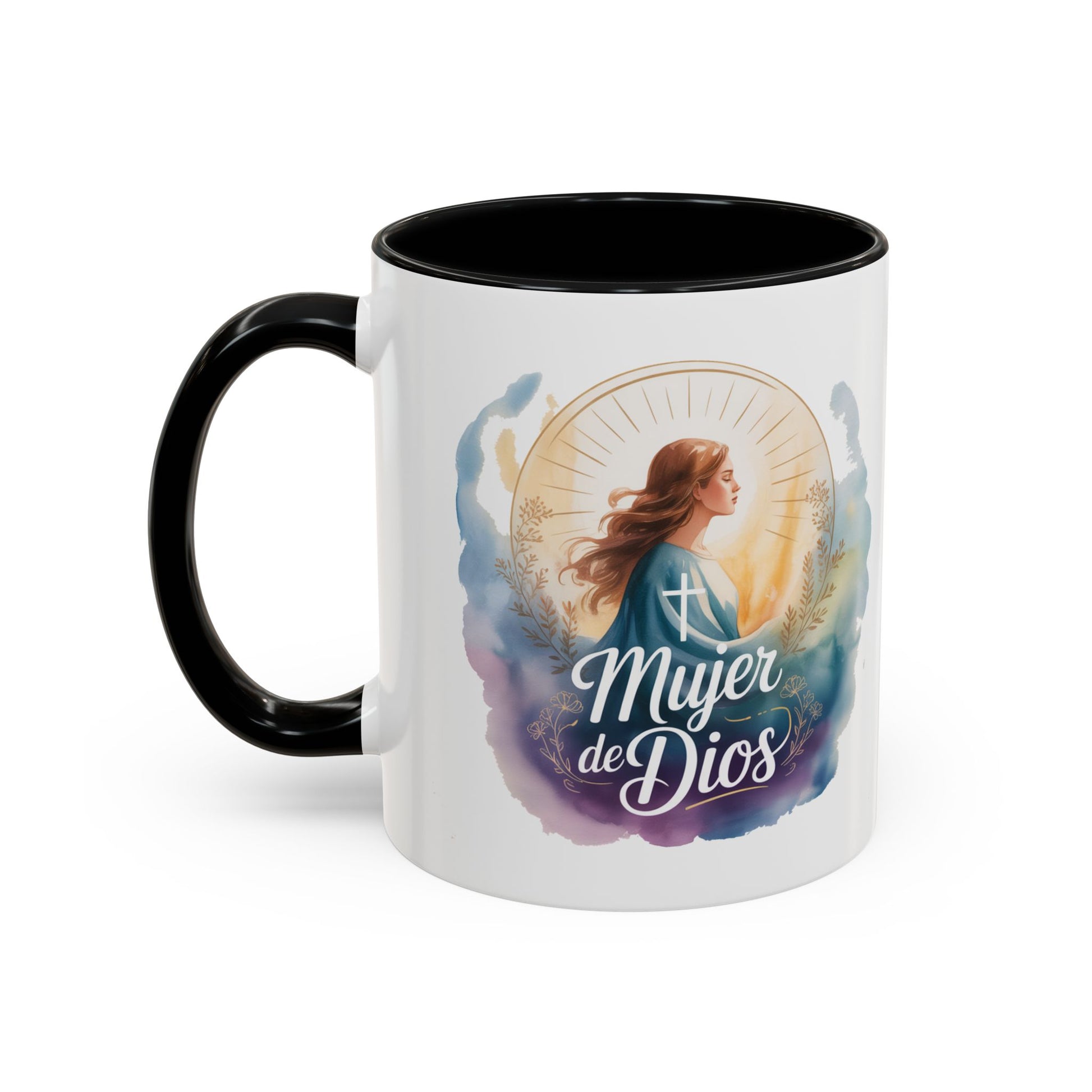 Mujer de Dios Mug — Faith Coffee Cup for Christian Latina Women, Catholic Gift, Inspirational Spanish Religious Mug (view 7 of 8)
