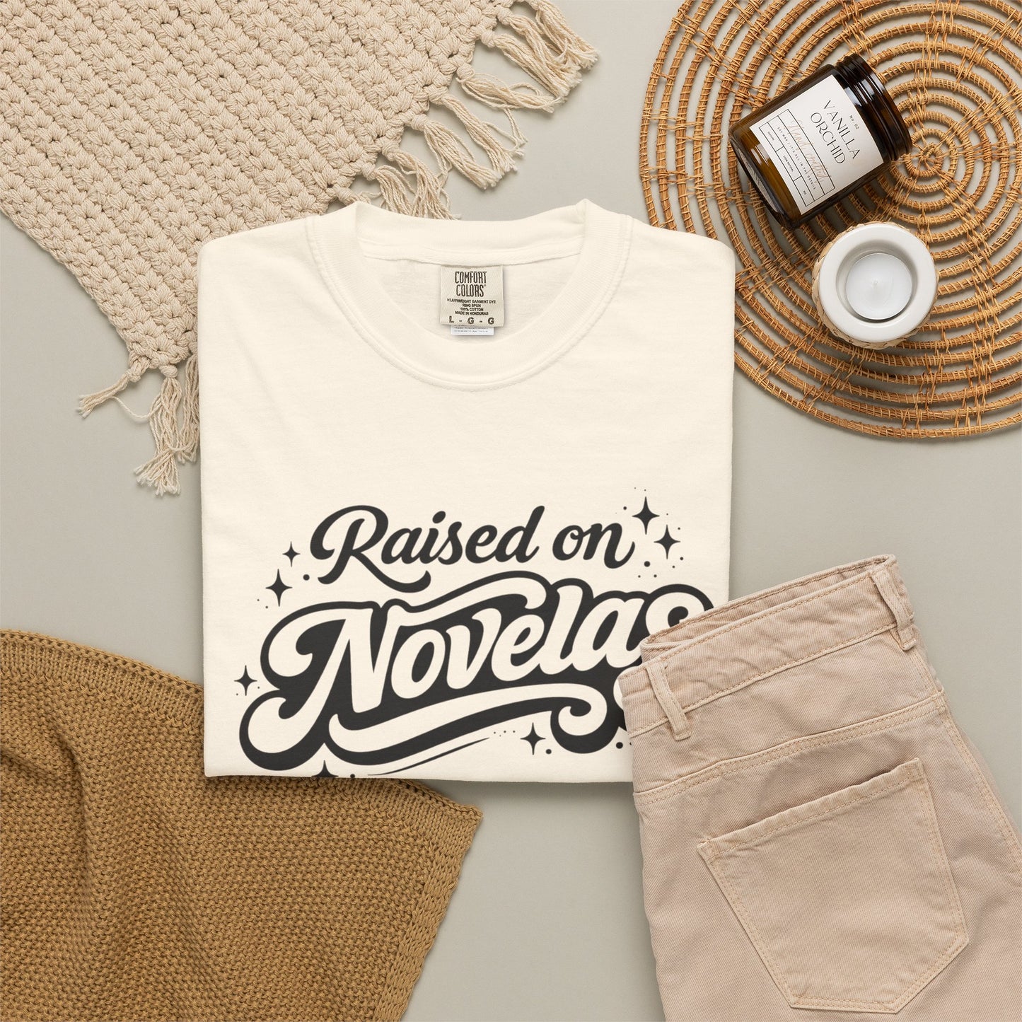 Raised on Novelas Shirt | Mexican Shirt, Boricua Shirt,  Latina Shirt, Comfort Colors Unisex Tee