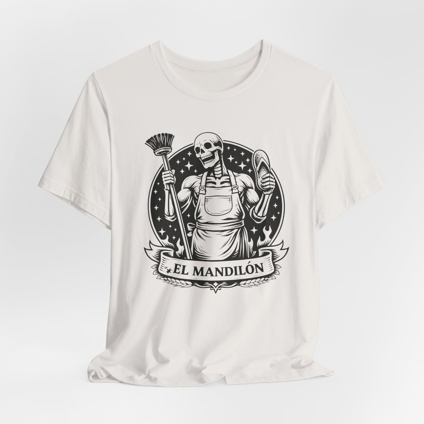 El Mandilon T-Shirt - Funny Latino Tee Gift for Hispanic Dad - Mexican Sayings Shirt - Spanish Humor Gift