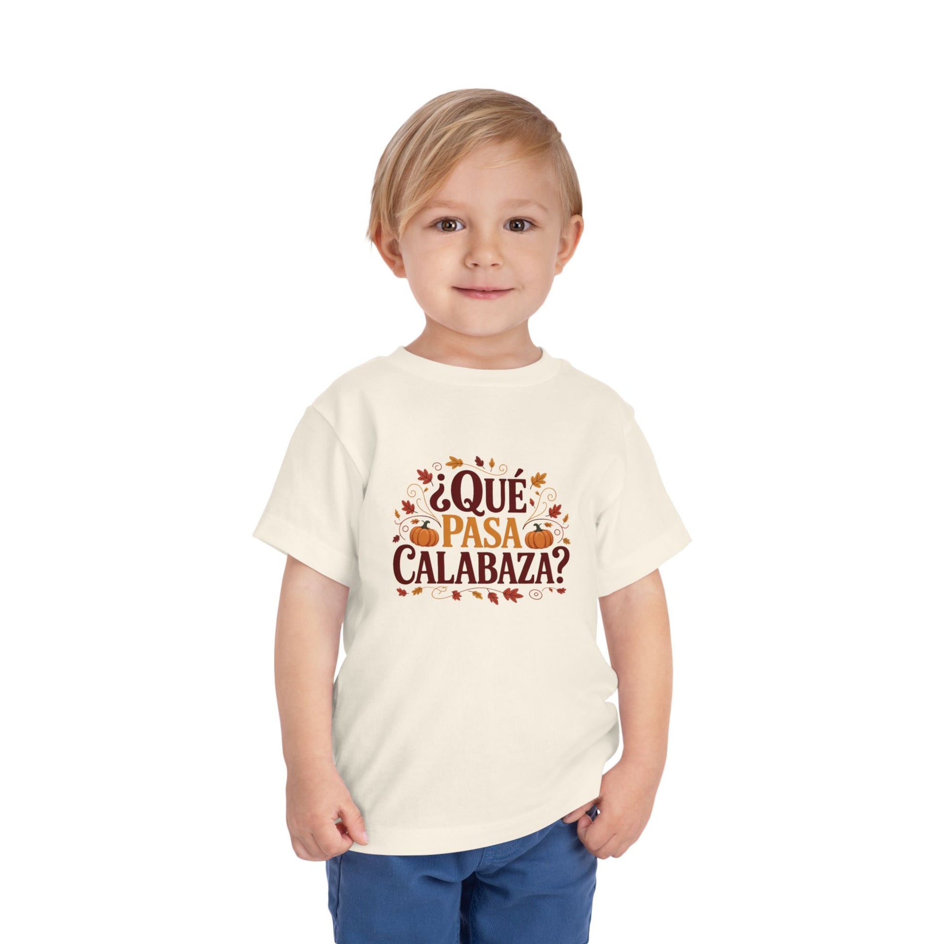 Que Pasa Calabaza T-Shirt Kids clothes — Funny Hispanic Heritage Tee (view 7 of 8)