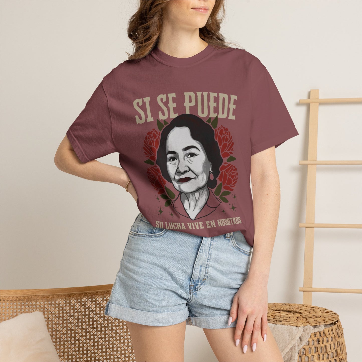 Si Se Puede Dolor Huerta T-Shirt | Huelga Civil Rights Tee | Unisex Shirt | Comfort Colors Farmworker Immigrant Shirt