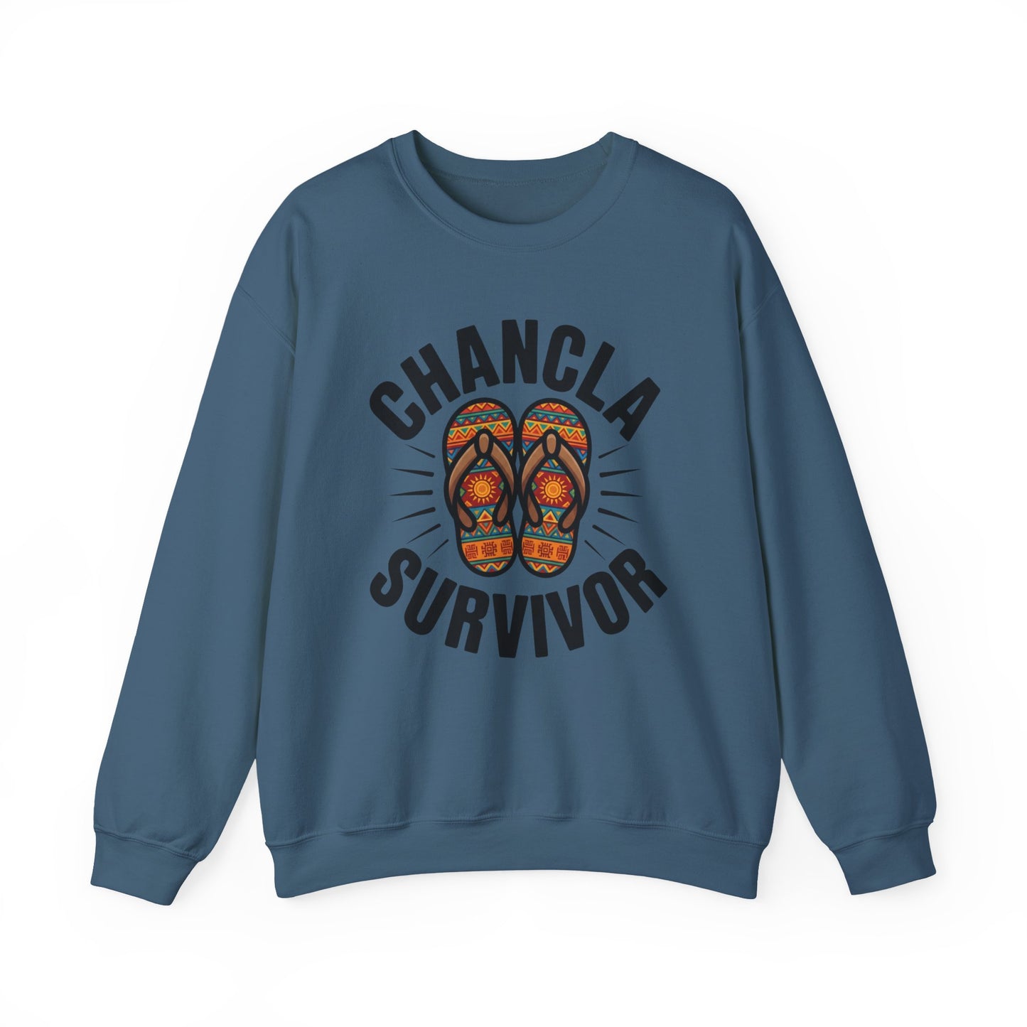 Chancla Sweatshirt - La Chancla Shirt - Latino Heritage Gift - Hispanic Pride Sudadera - Abuela Power - Mexican Humor