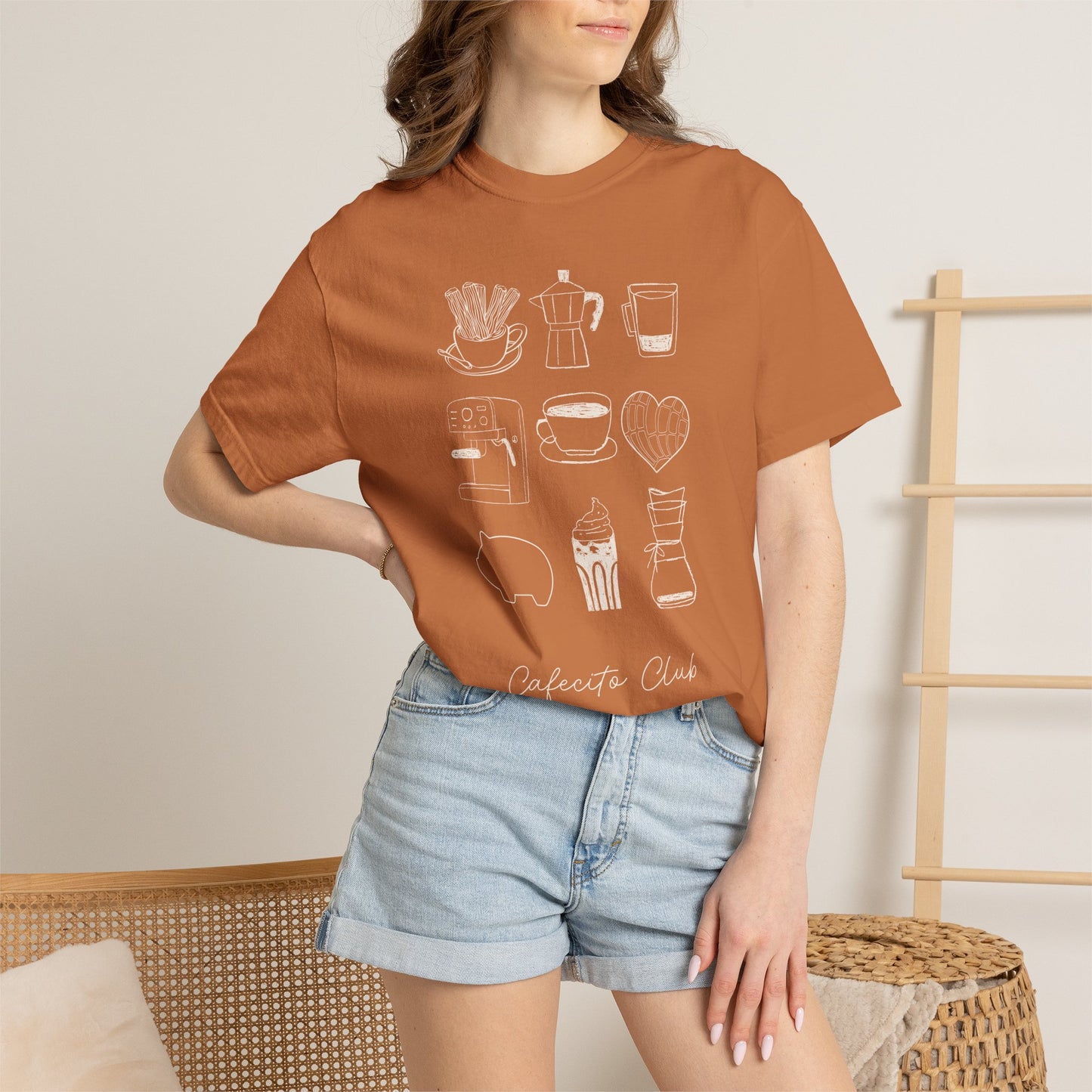 Cafecito Club Tshirt | Camiseta Gifts | Cafecito y Concha