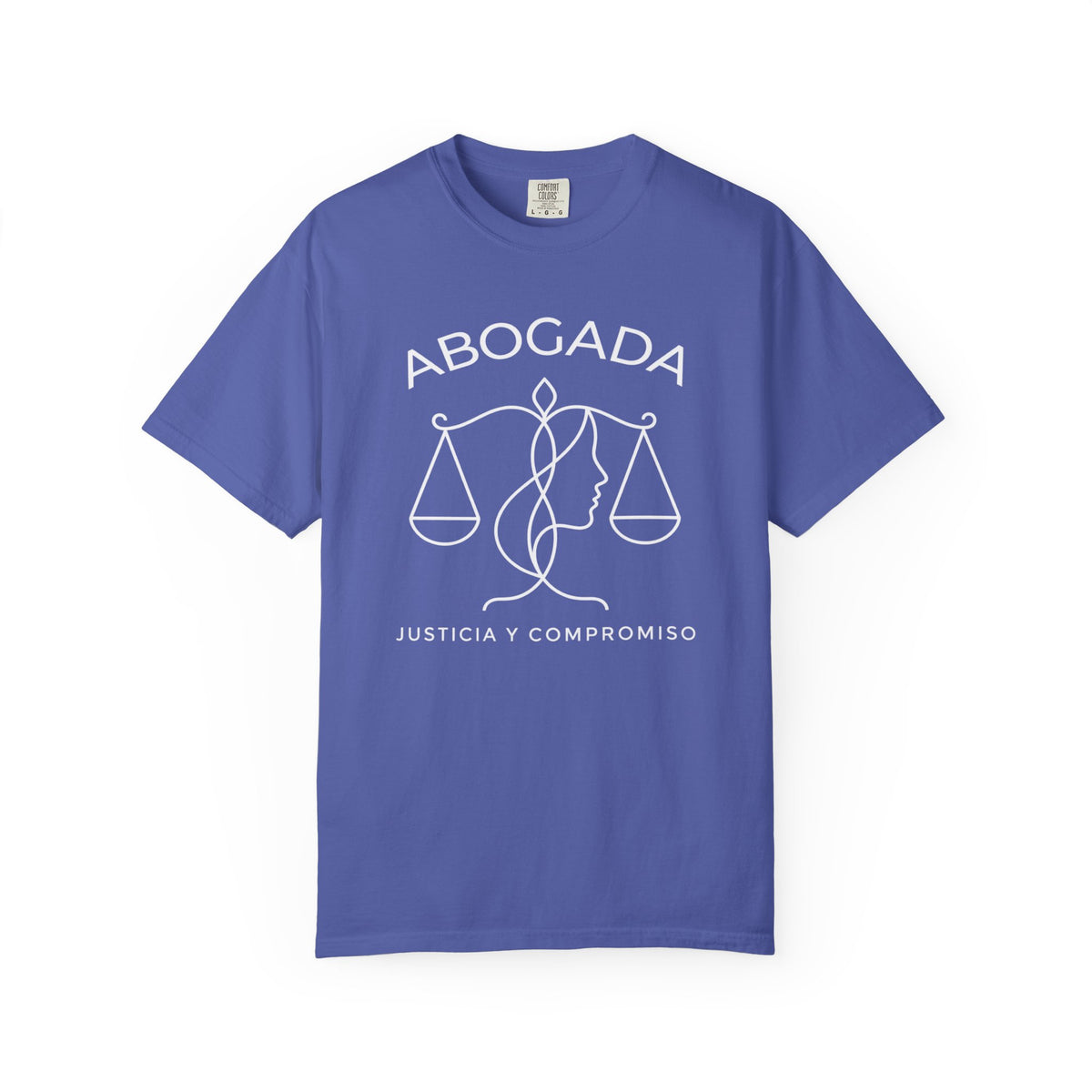 Abogada Justicia y Compromiso Tee - Spanish Latina Lawyer Shirt - Abogada Gift