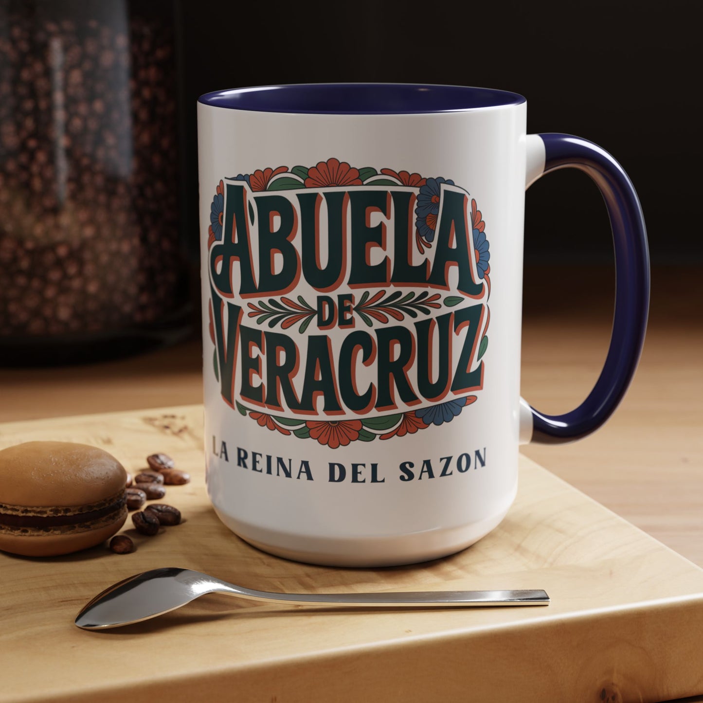 Abeula De Veracruz Mug - Best Abuela Ever Coffee Cup | Latino Family Gift | Hispanic Grandma Mug | Abuelita Regalo