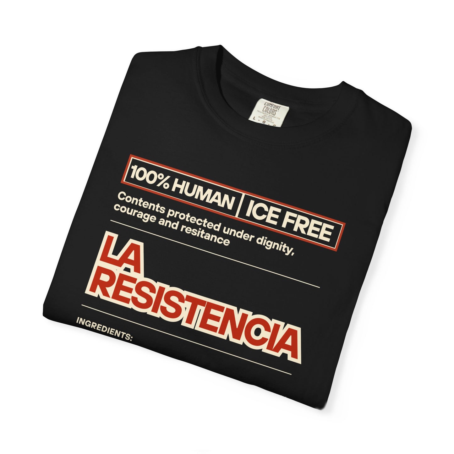 La Resistencia ICE FREE Shirt | Immigrant Shirt Activites Tee |  Political Shirt | Bilingual Shirt