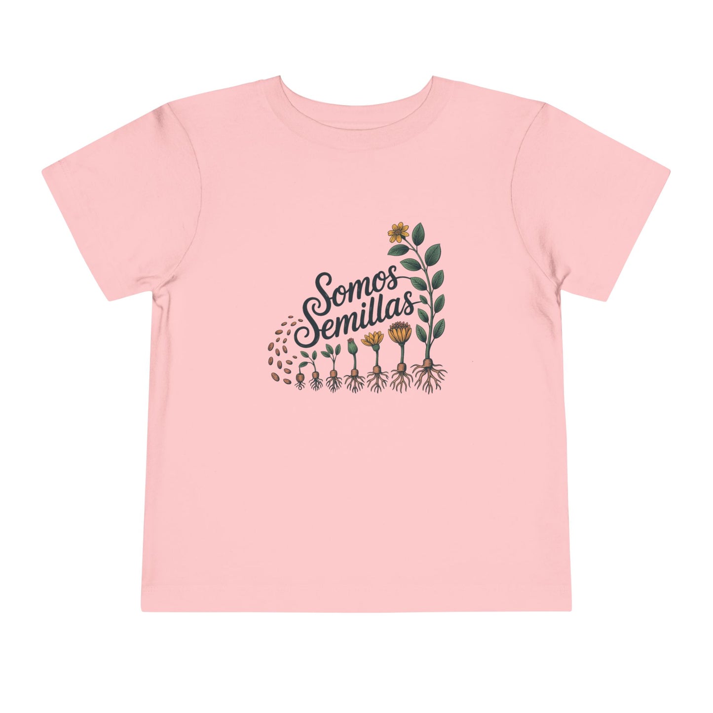Somos Semillas Toddler T-Shirt | Latino Heritage Tee | Hispanic Culture Gift | Latinx Apparel | Somos Fuertes Shirt