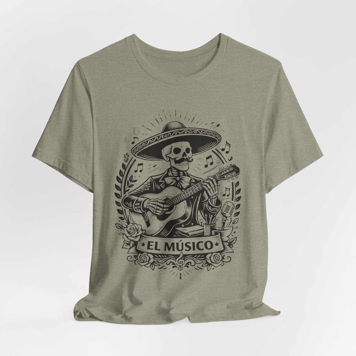 El Musico T-Shirt - Latino Musician Tee - Hispanic Pride Music Lover Gift - Cultura Latina Shirt - Musico Regalo