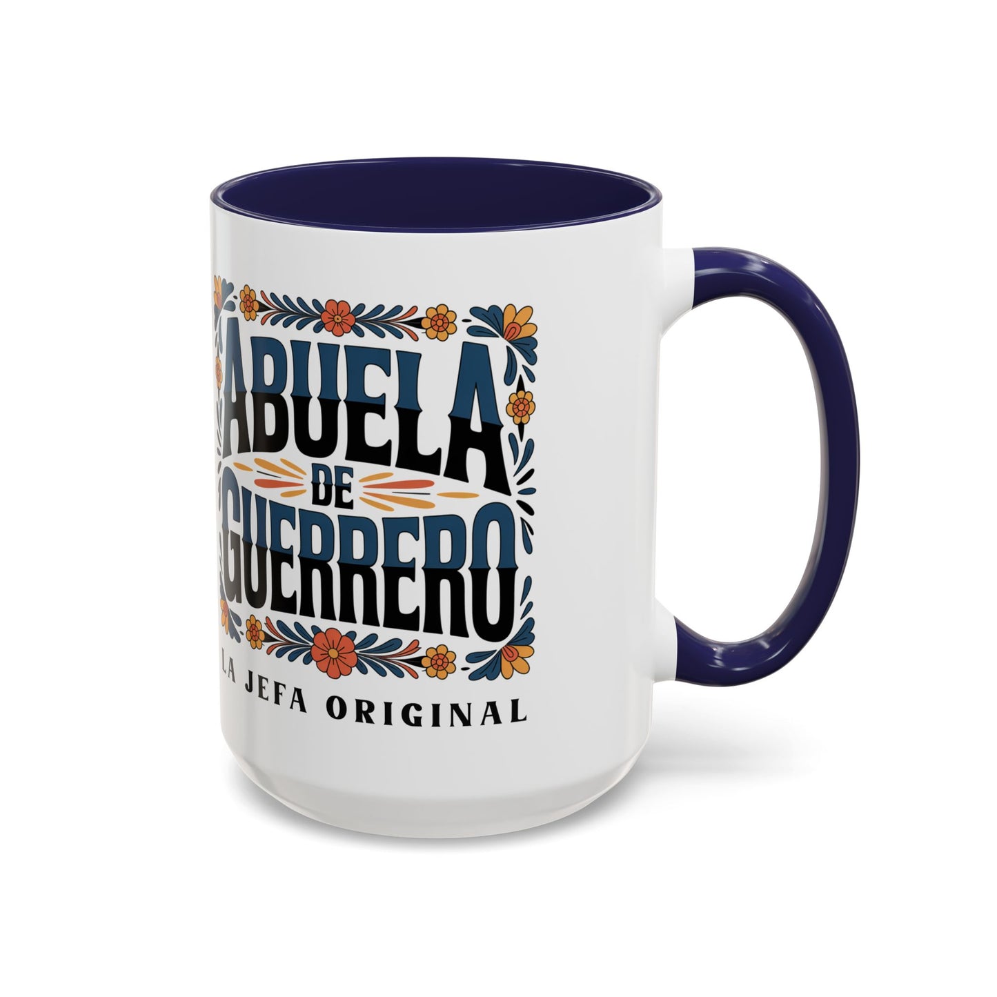 Abuela de Guerrero Mug - Latino Family Gift for Hispanic Grandma | Spanish Coffee Cup | Abuela Love Mug | Cafe con Abuela